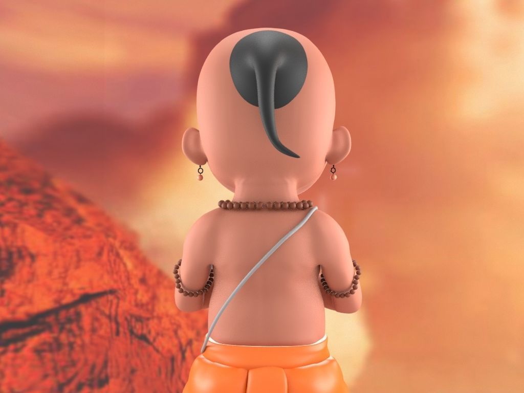 Bal Tenali Rama 3d model 3D model_13