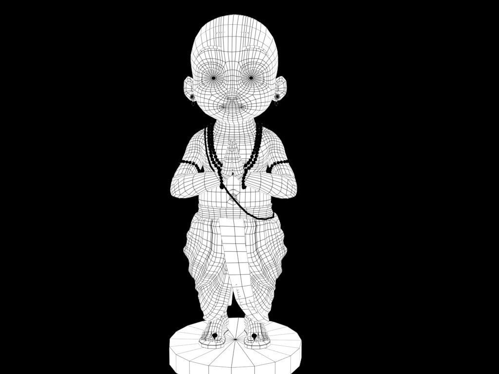 Bal Tenali Rama 3d model 3D model_7