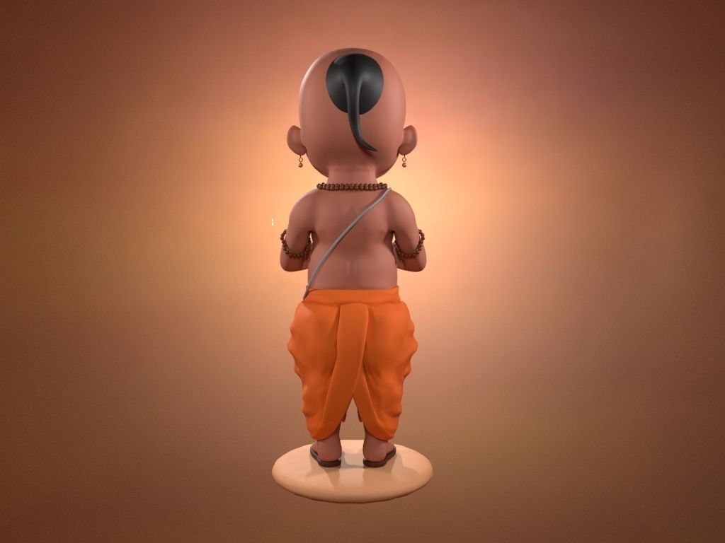 Bal Tenali Rama 3d model 3D model_2