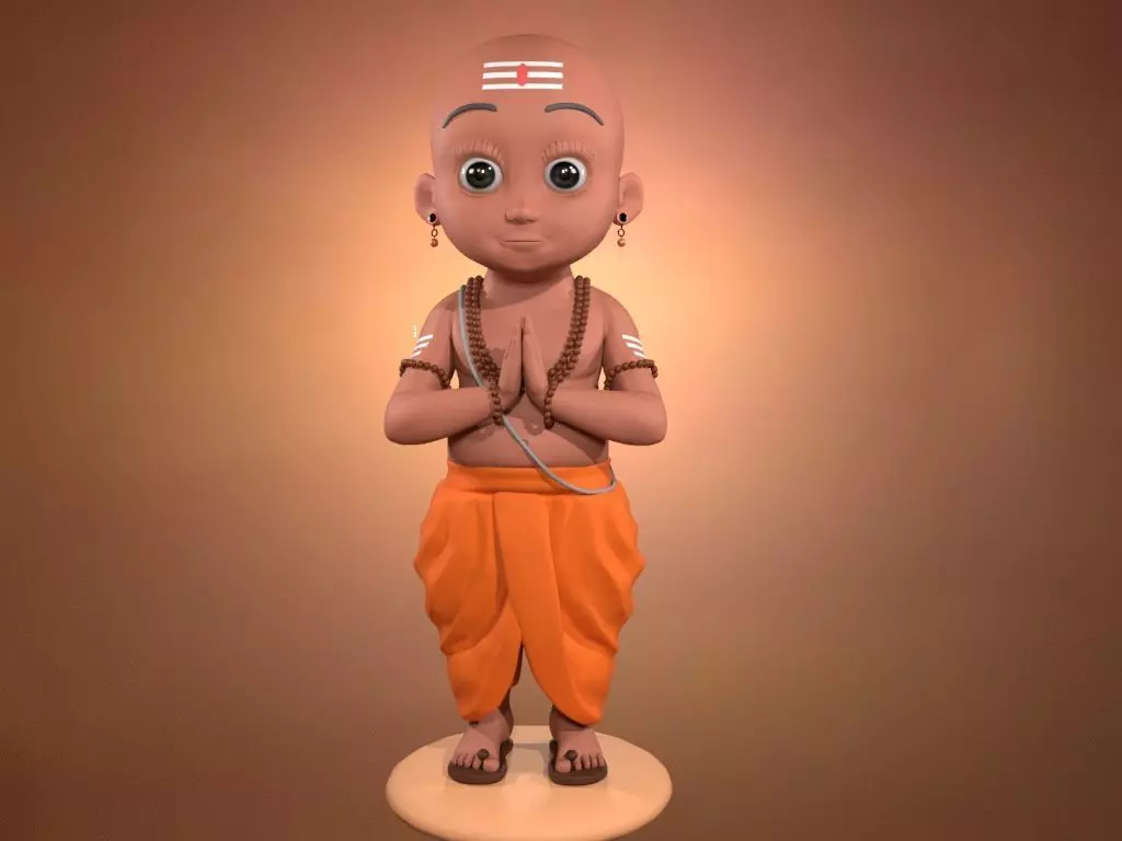 Bal Tenali Rama 3d model 3D model_0
