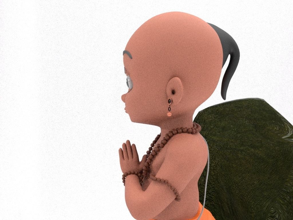 Bal Tenali Rama 3d model 3D model_6