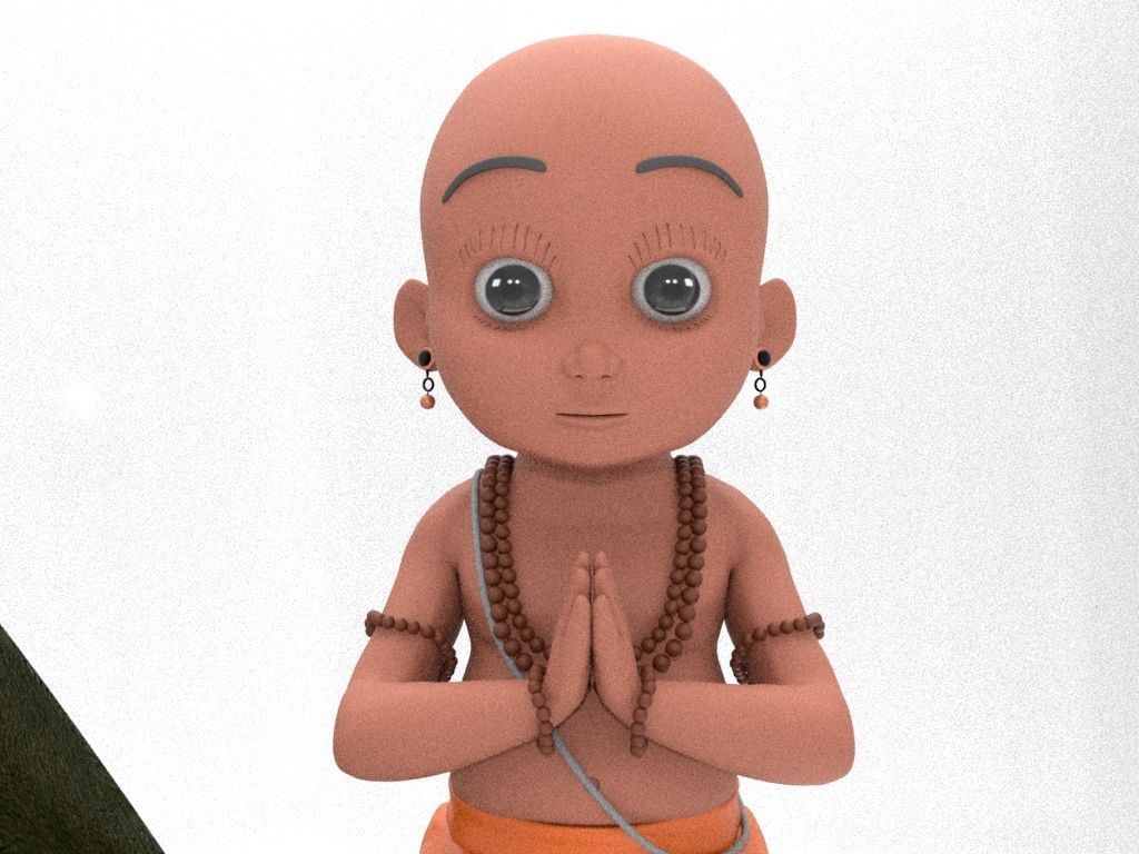 Bal Tenali Rama 3d model 3D model_4