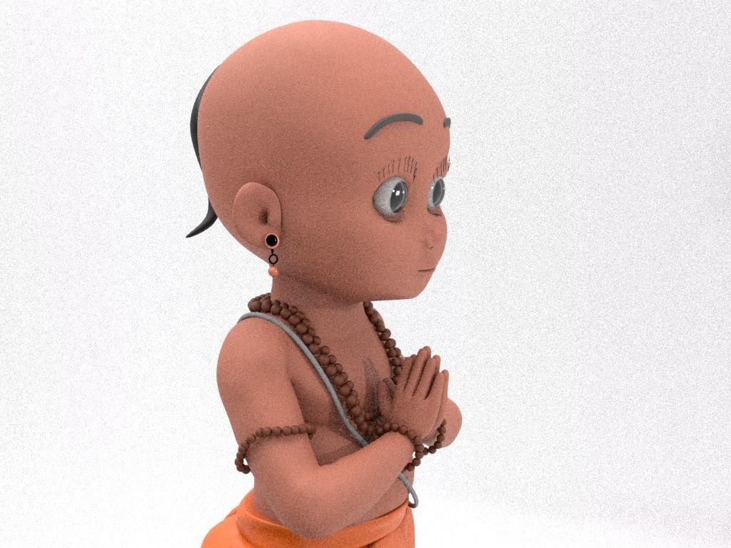 Bal Tenali Rama 3d model 3D model_5