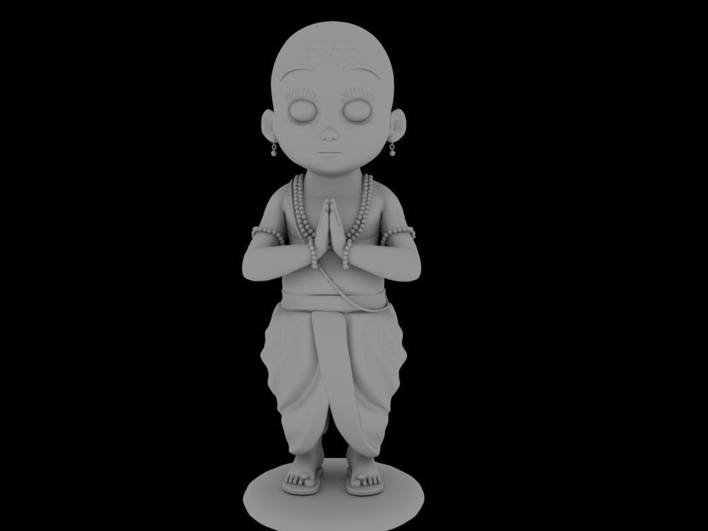 Bal Tenali Rama 3d model 3D model_9