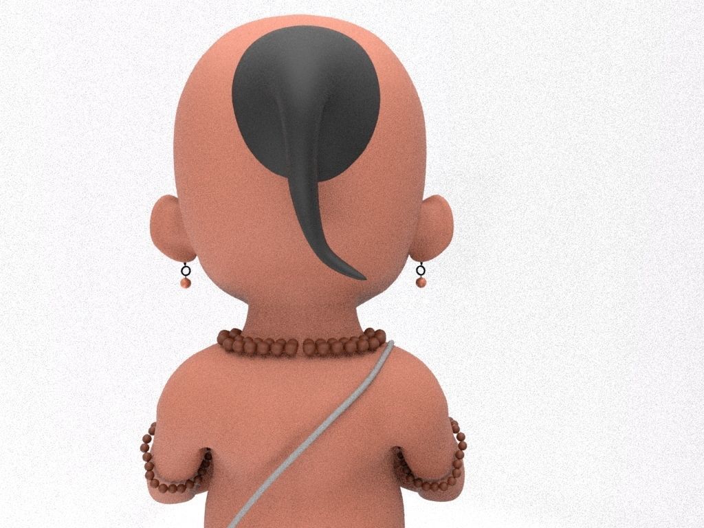 Bal Tenali Rama 3d model 3D model_3