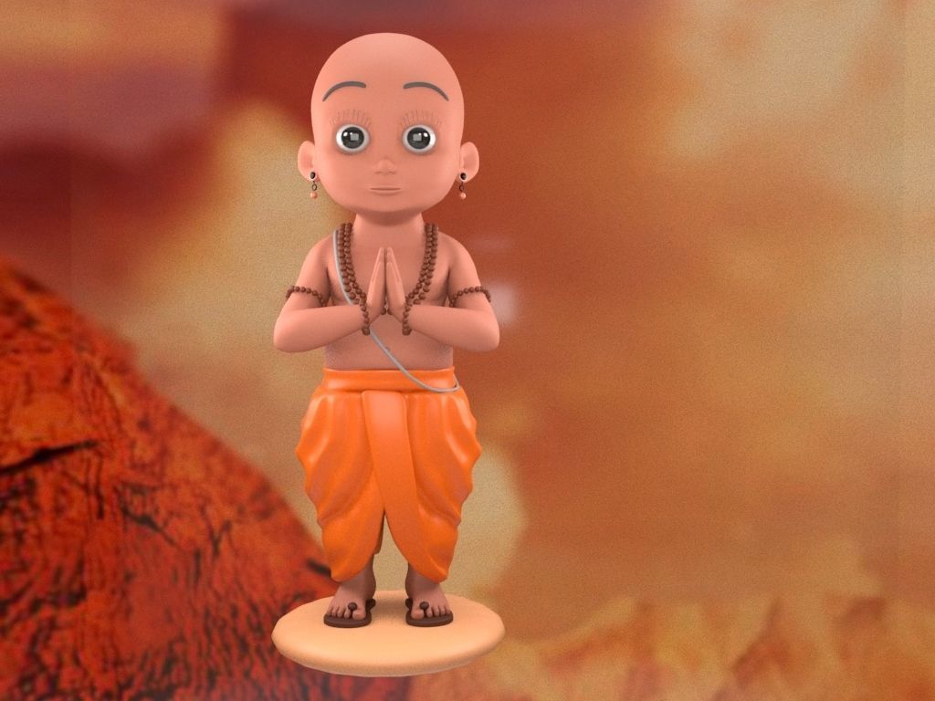 Bal Tenali Rama 3d model 3D model_14