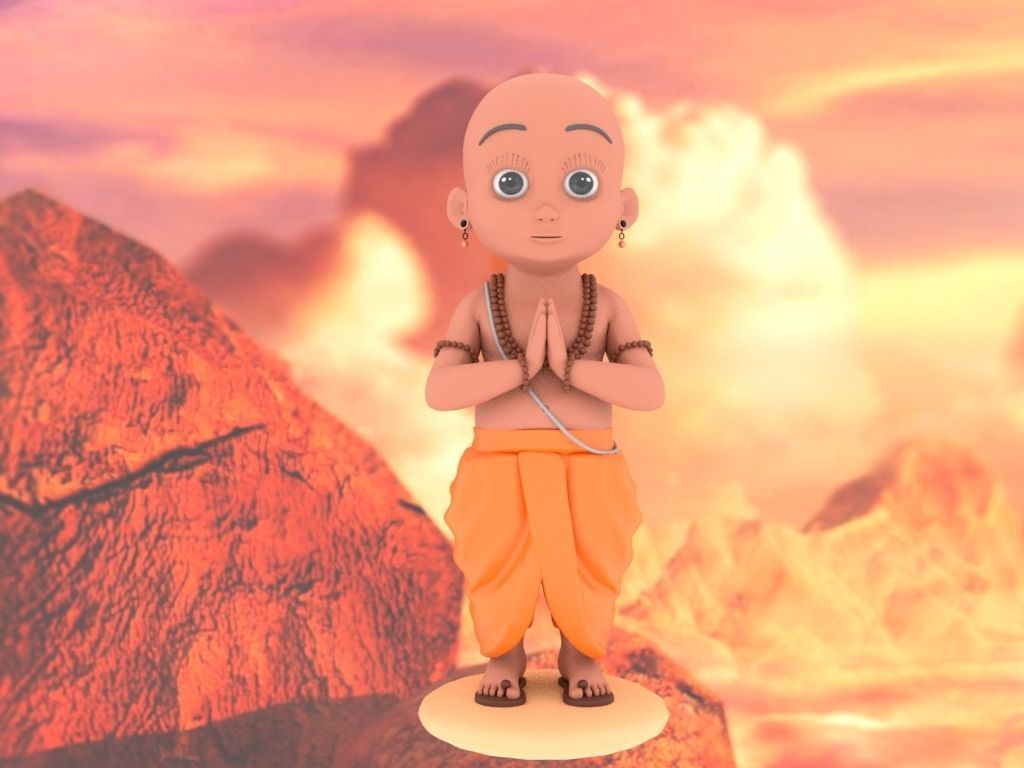 Bal Tenali Rama 3d model 3D model_16