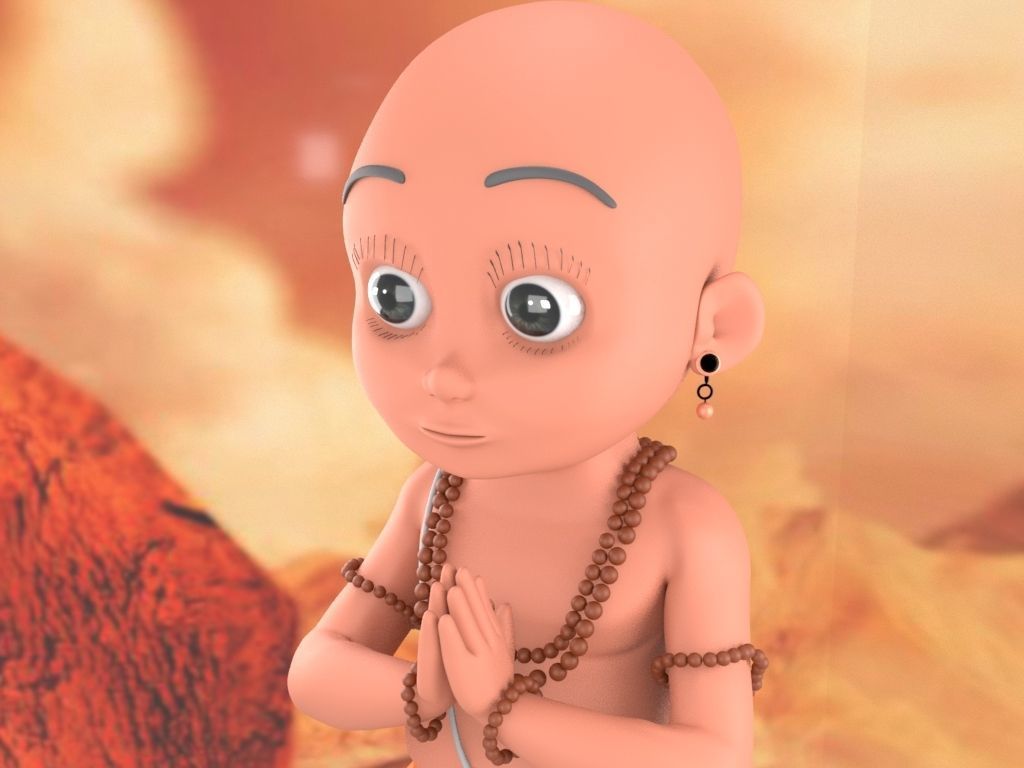 Bal Tenali Rama 3d model 3D model_12