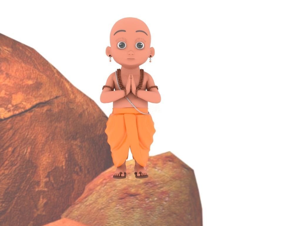 Bal Tenali Rama 3d model 3D model_17