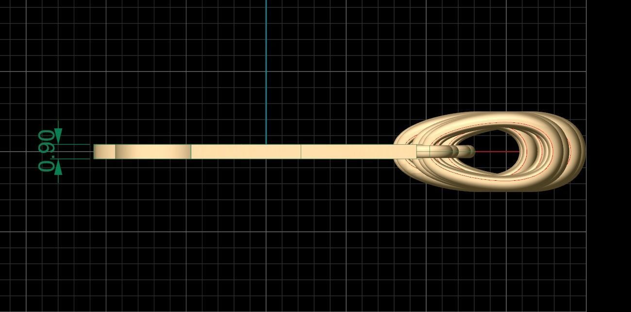 Initial Letters Pendant Brightons L 3D print model_5