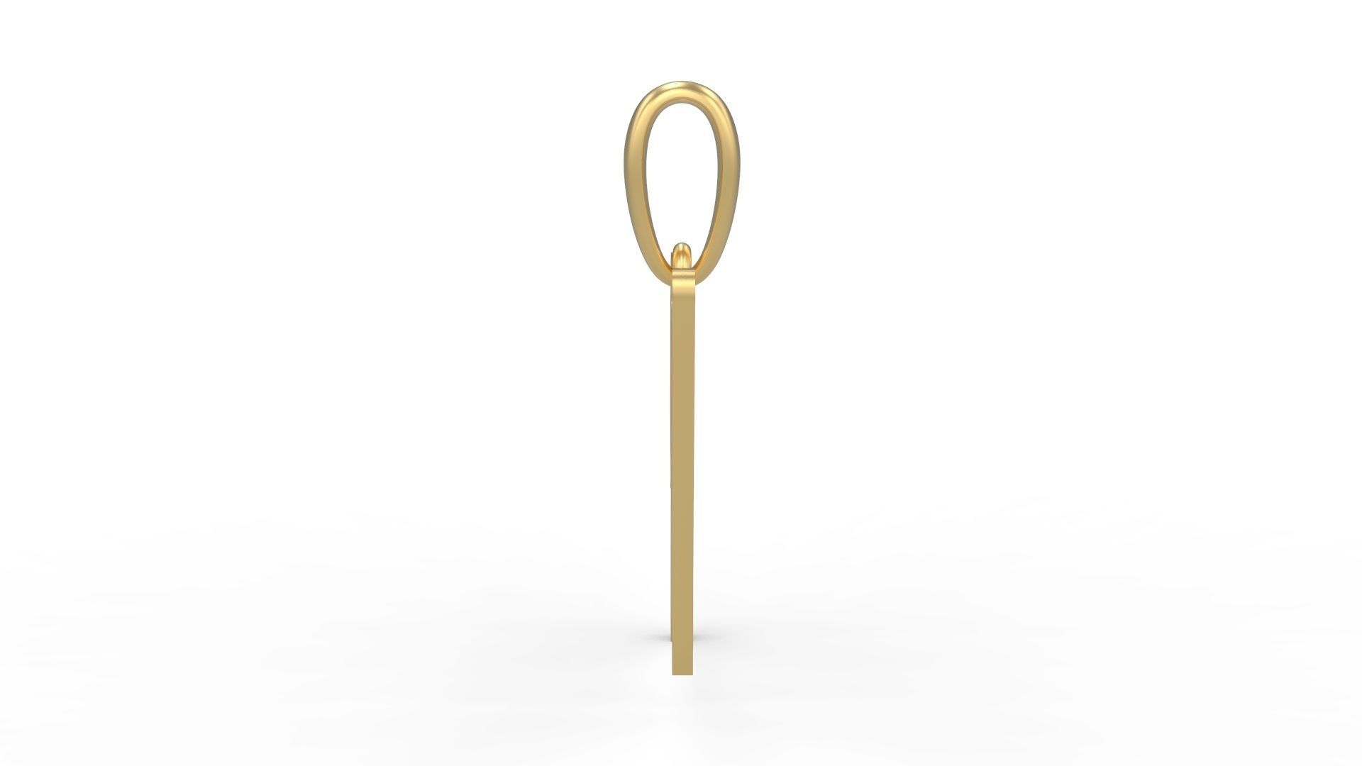 Initial Letters Pendant Brightons M 3D print model_2