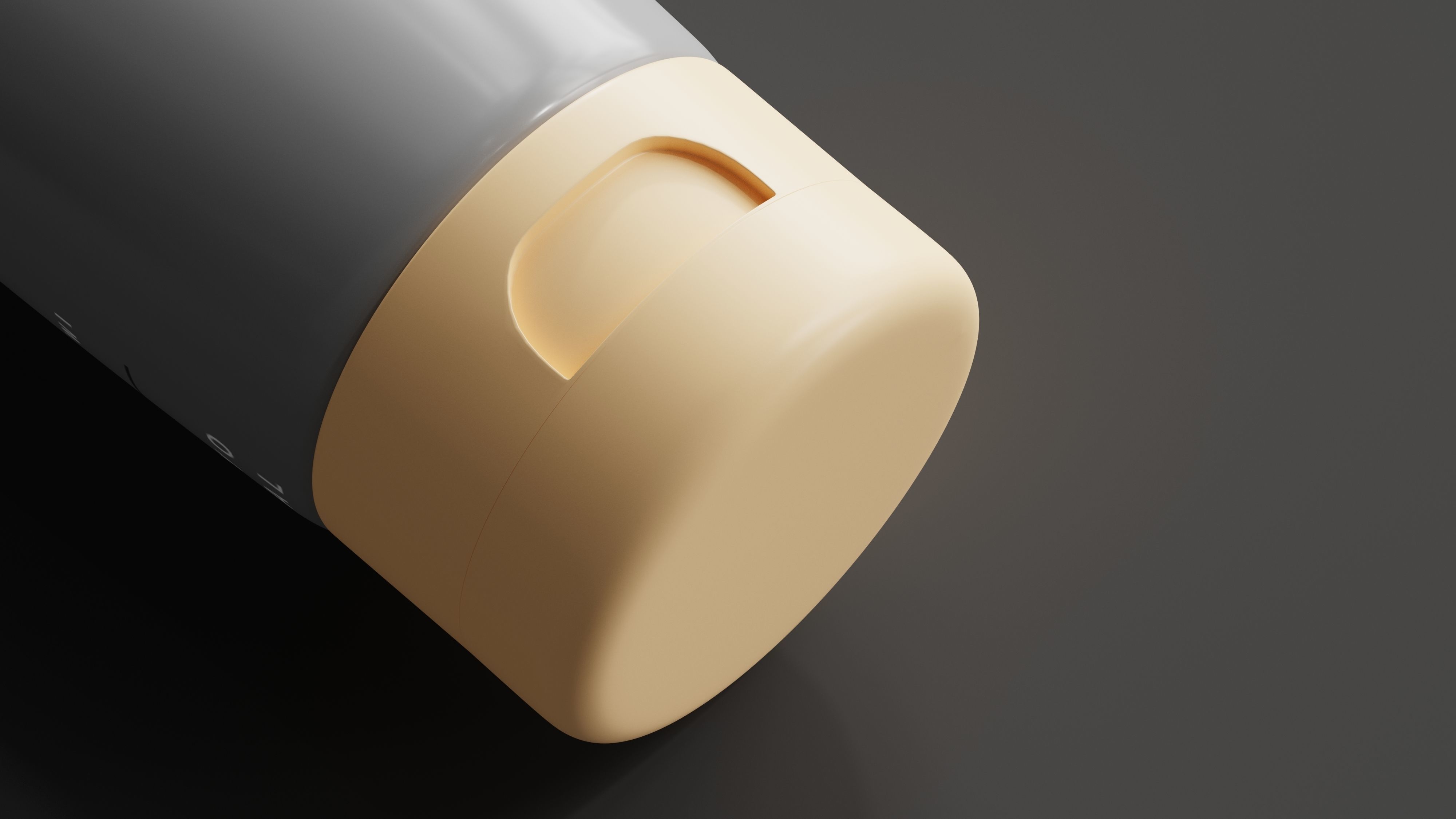 Cosmetic Cream Tube 3D model_3