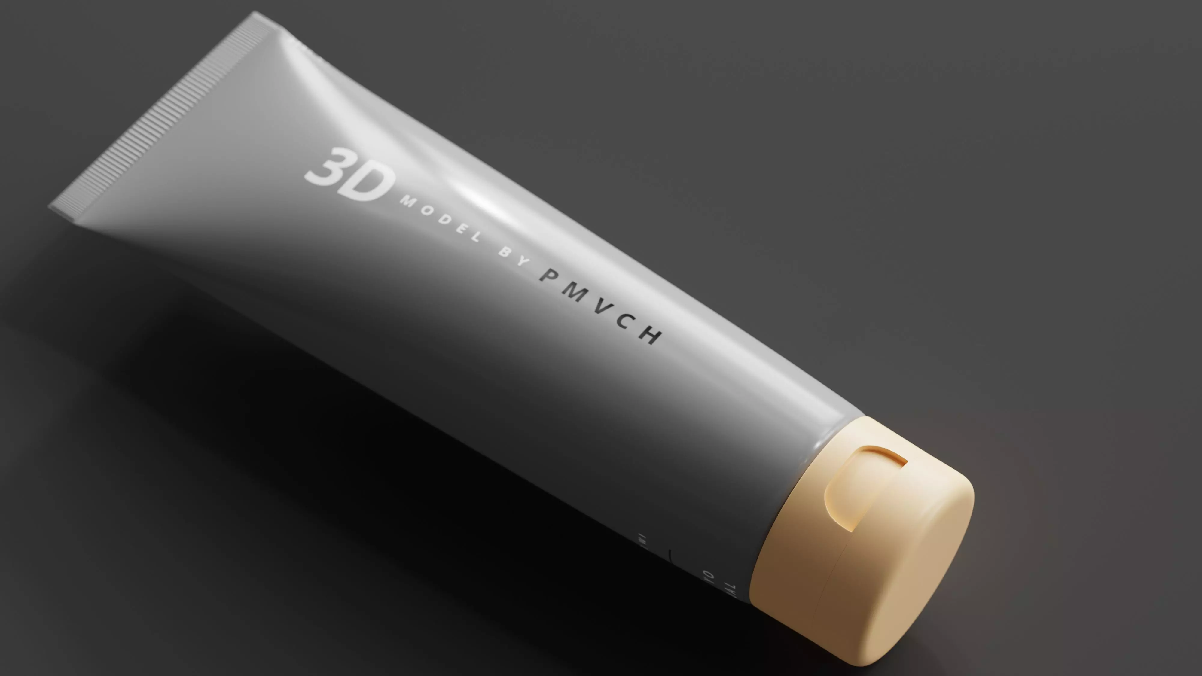 Cosmetic Cream Tube 3D model_0