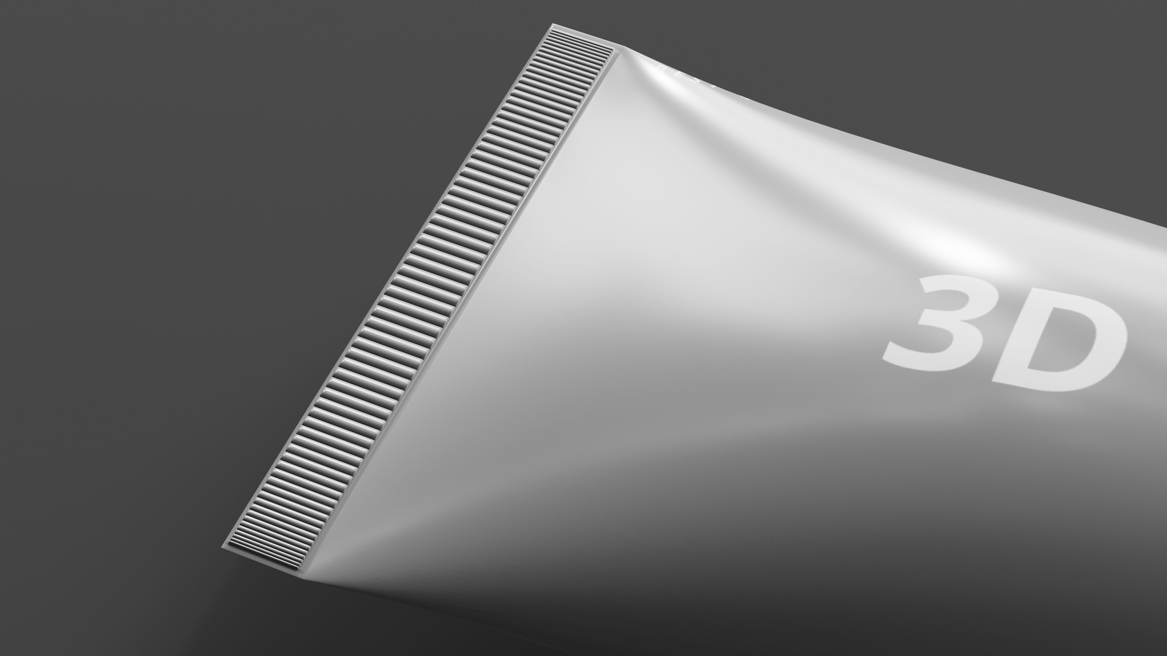 Cosmetic Cream Tube 3D model_6