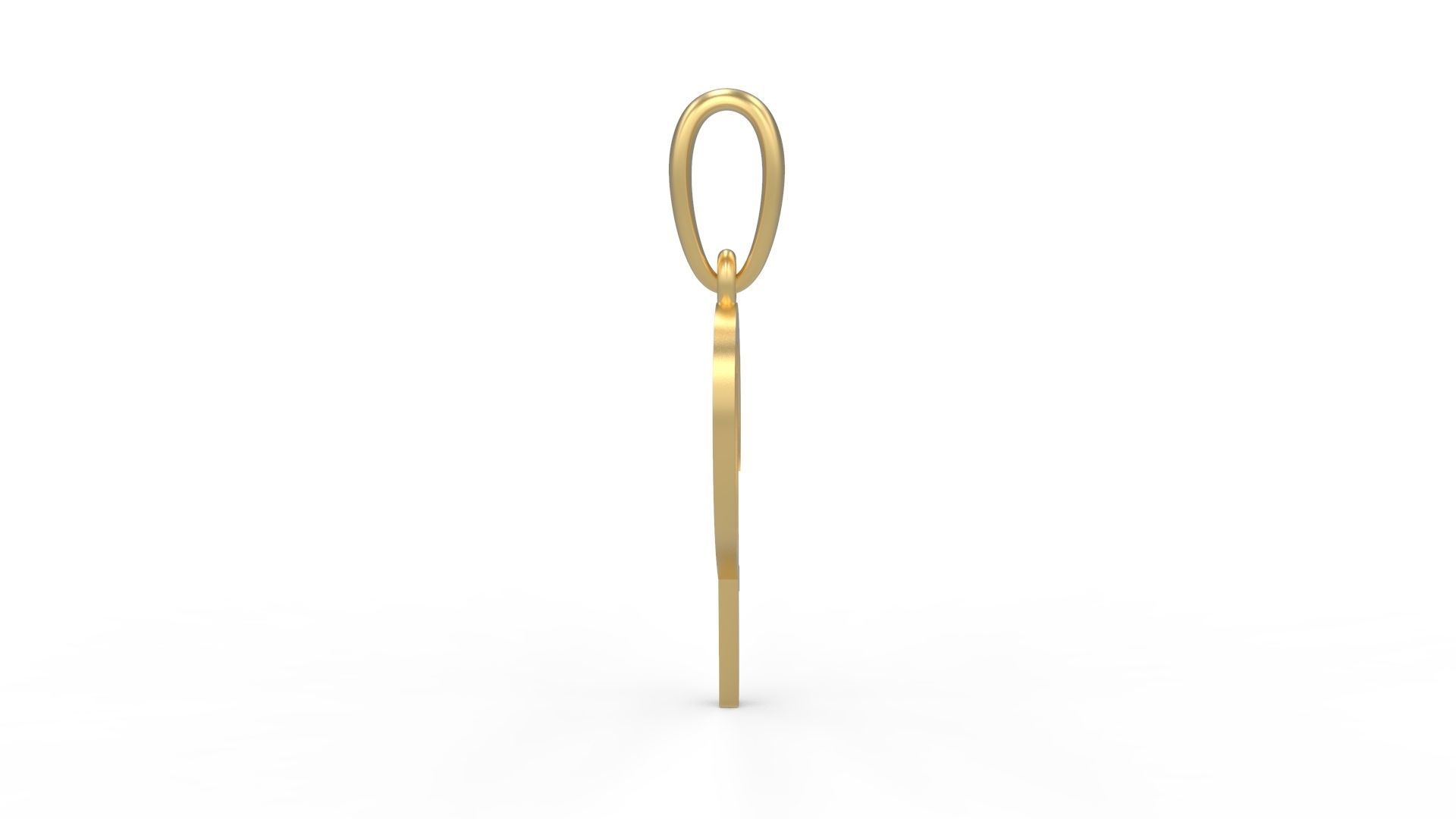 Initial Letters Pendant Brightons P 3D print model_2