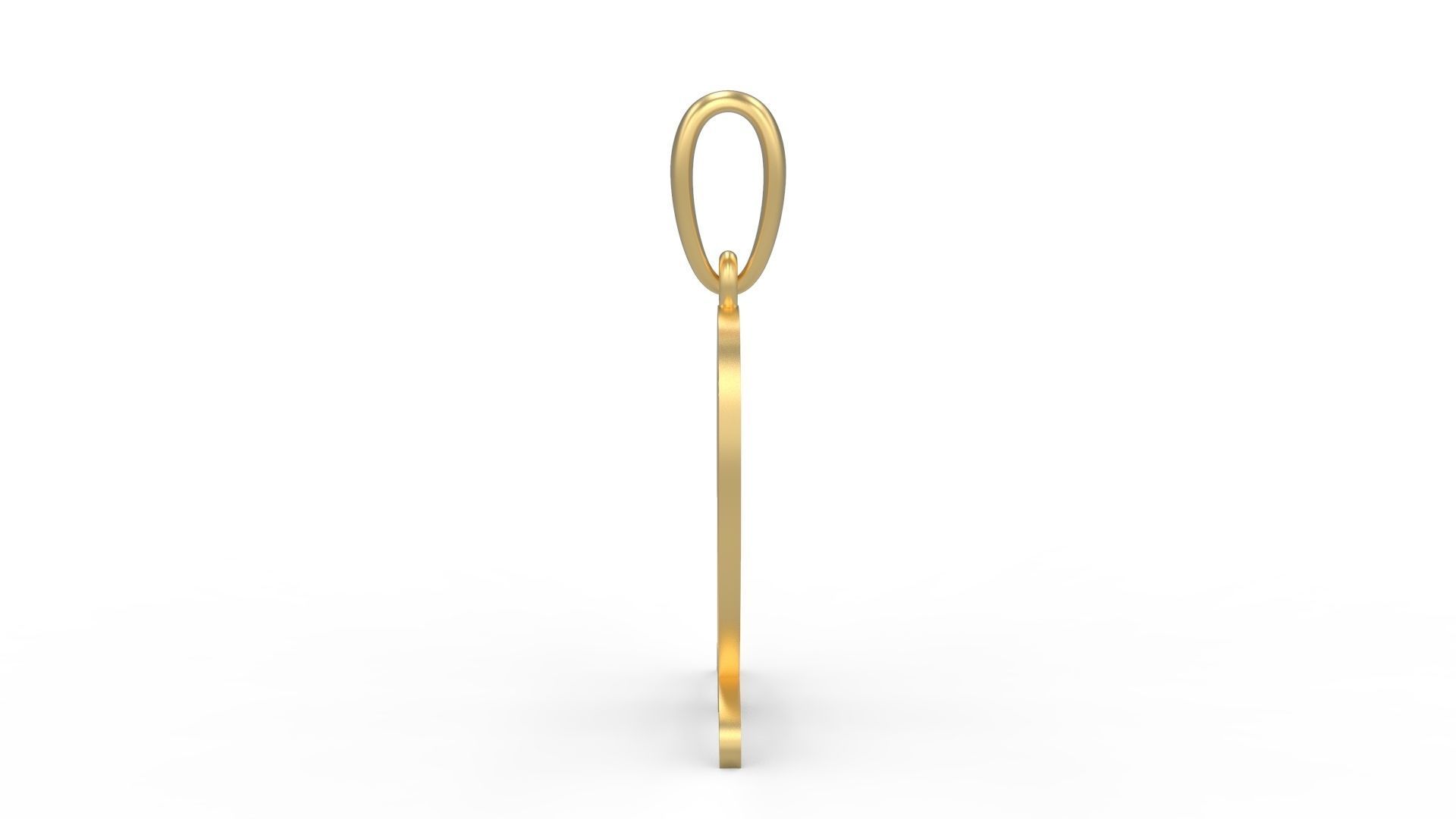 Initial Letters Pendant Brightons Q 3D print model_2