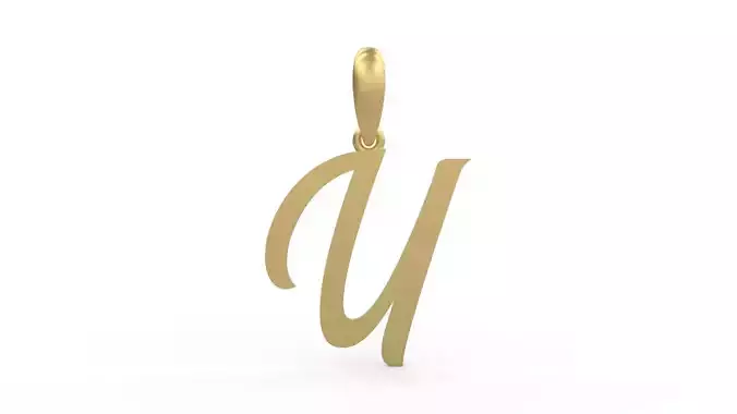 Initial Letters Pendant Brightons U