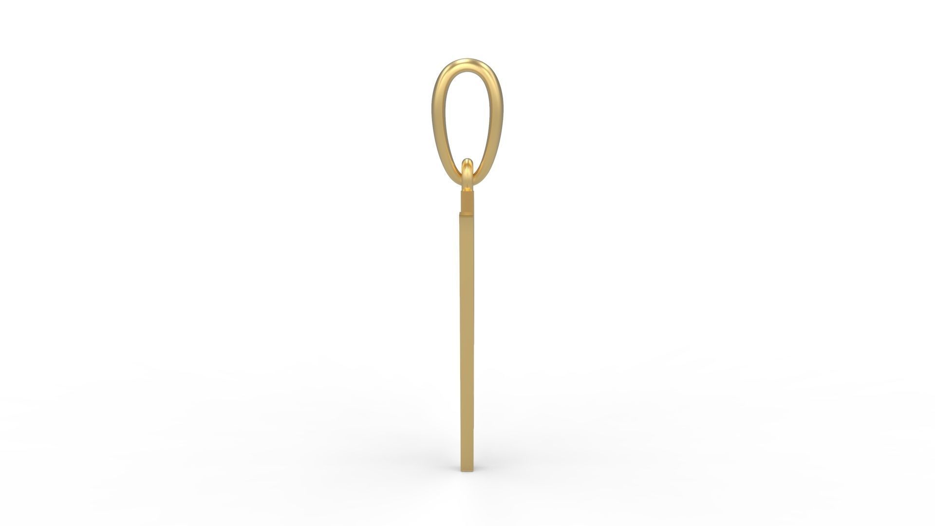 Initial Letters Pendant Brightons U 3D print model_2