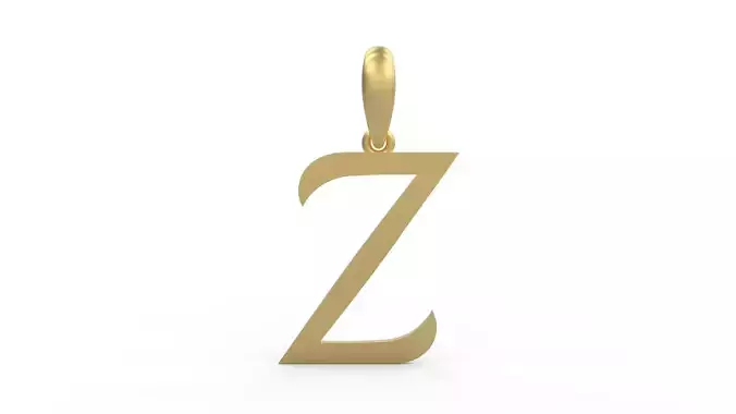 Initial Letters Pendant Brightons Z