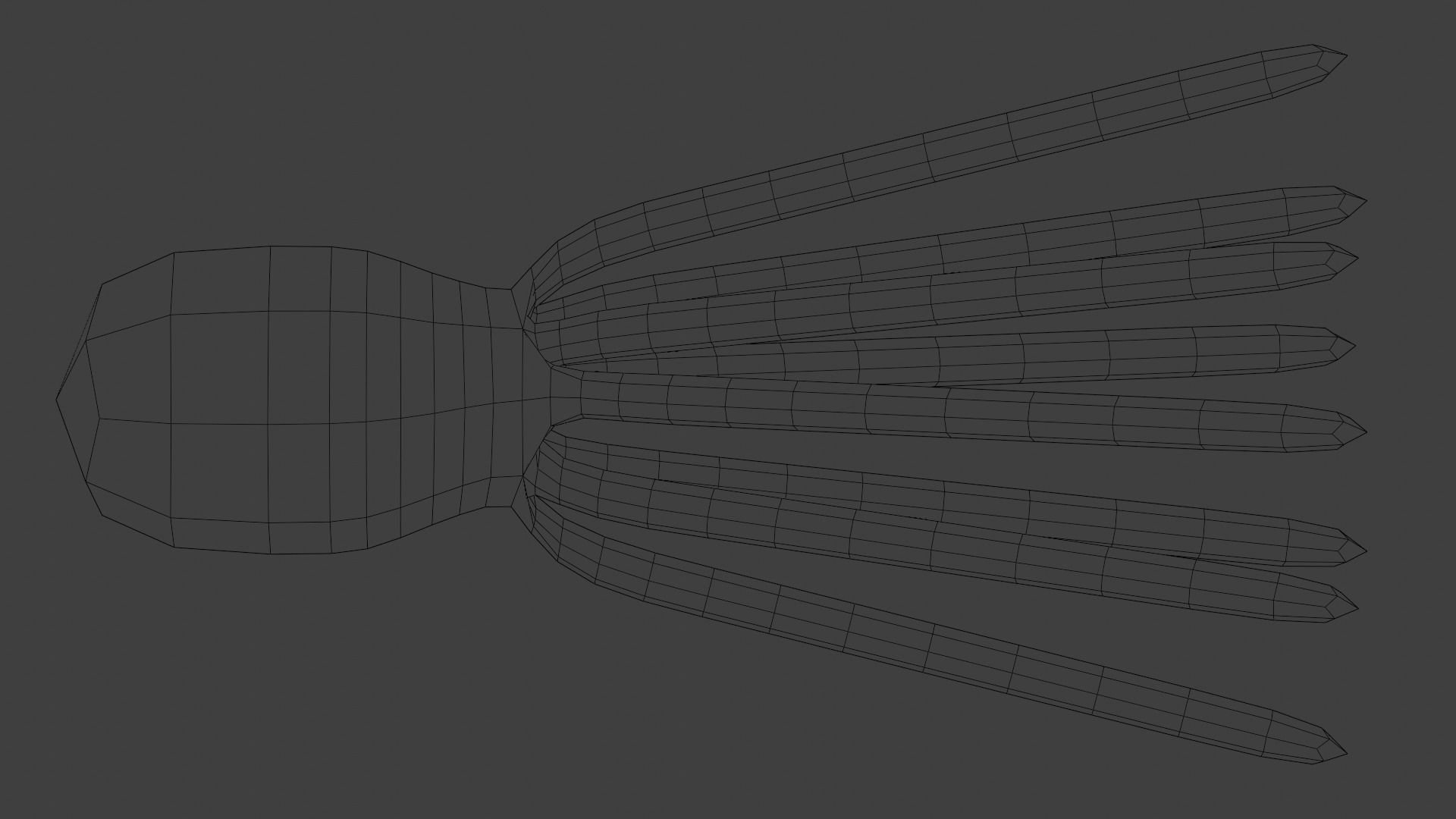 Octopus Animated Low-poly 3D model_11