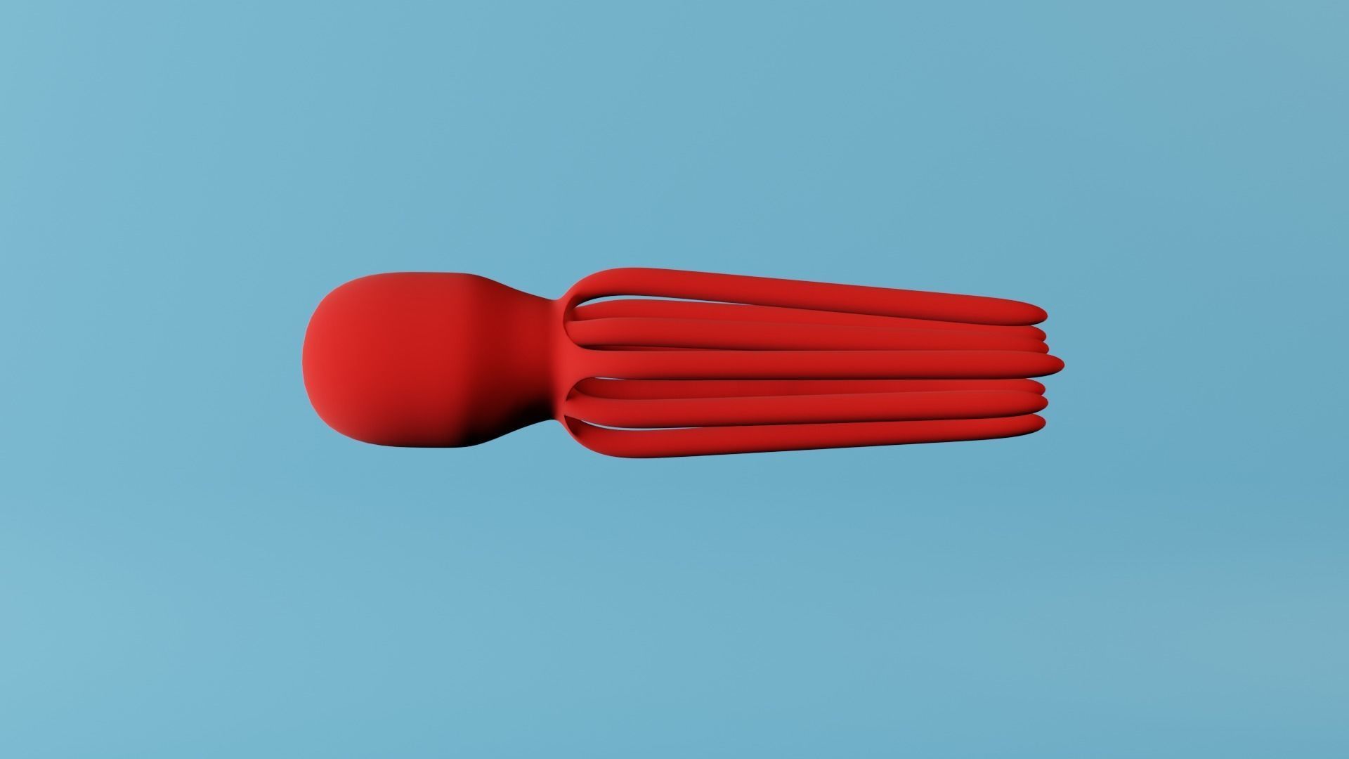 Octopus Animated Low-poly 3D model_4