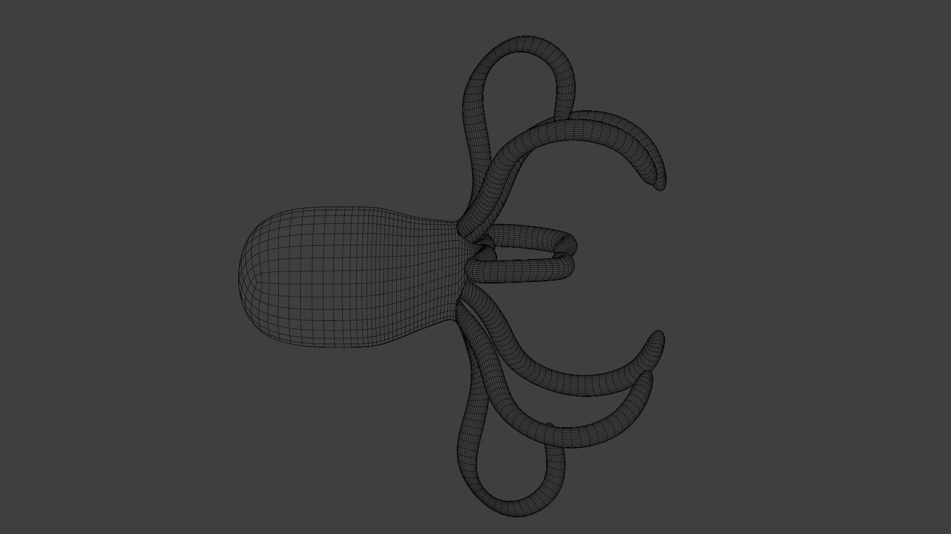 Octopus Animated Low-poly 3D model_8