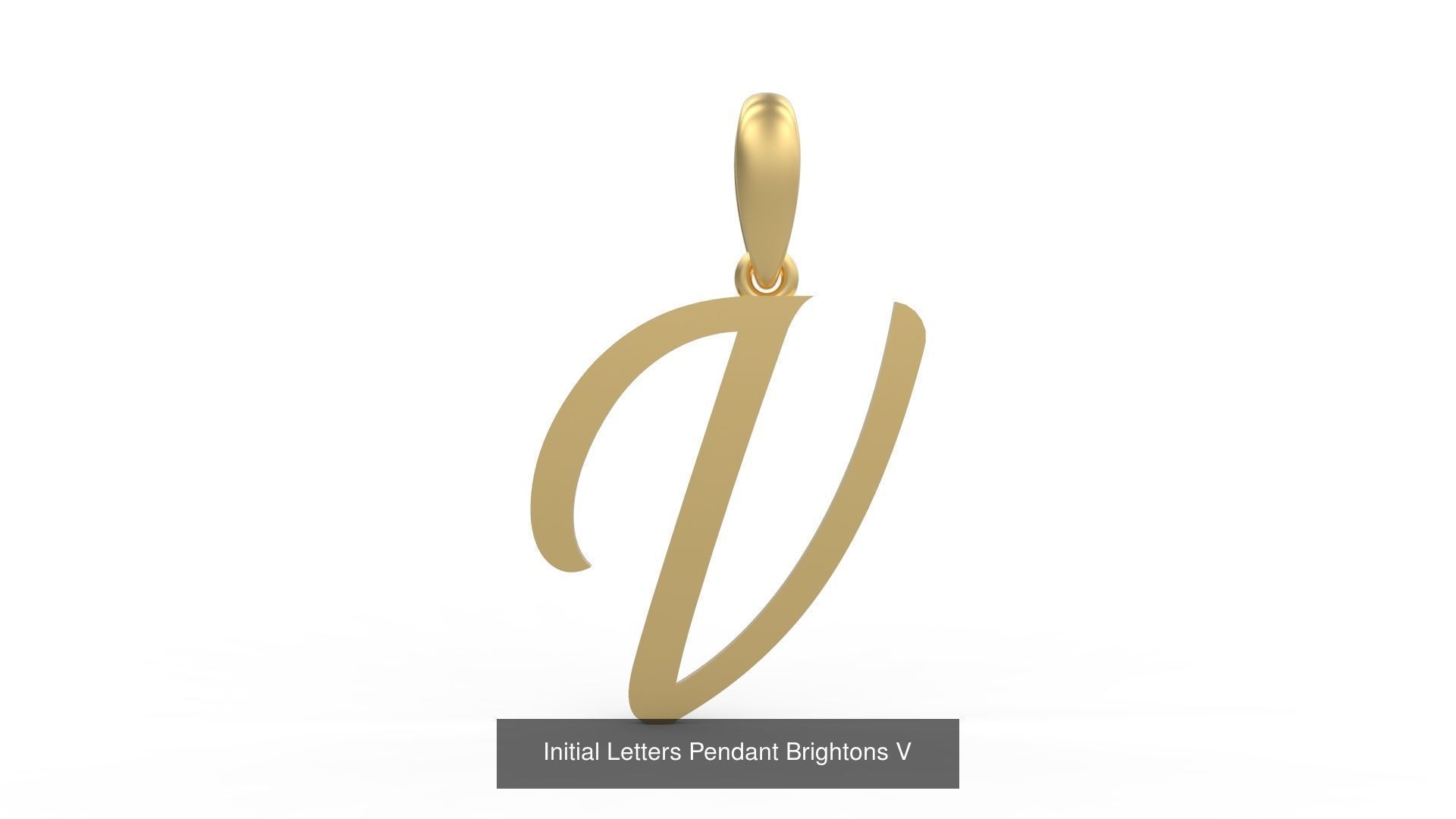 Initial Letters Pendant Alphabets Brightons 3D Model Collection_24