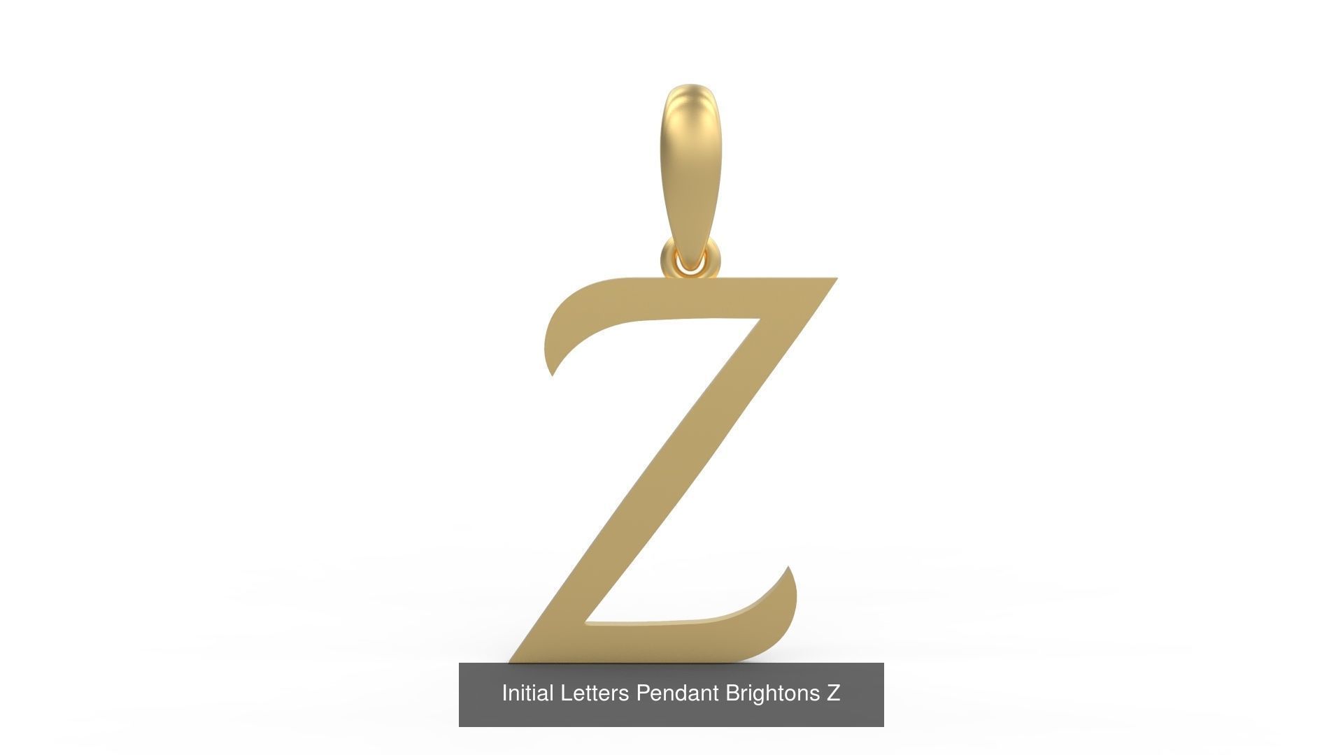 Initial Letters Pendant Alphabets Brightons 3D Model Collection_28