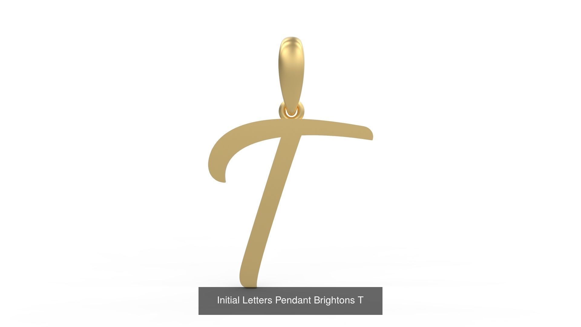 Initial Letters Pendant Alphabets Brightons 3D Model Collection_22