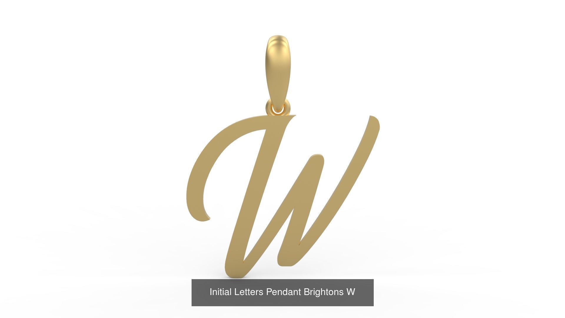 Initial Letters Pendant Alphabets Brightons 3D Model Collection_25