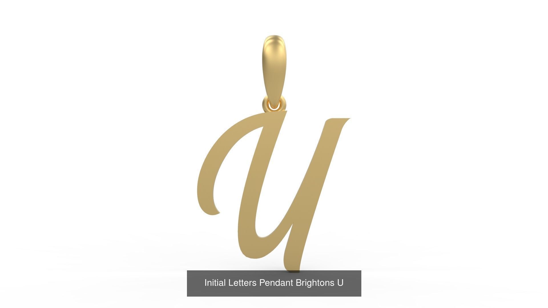 Initial Letters Pendant Alphabets Brightons 3D Model Collection_23