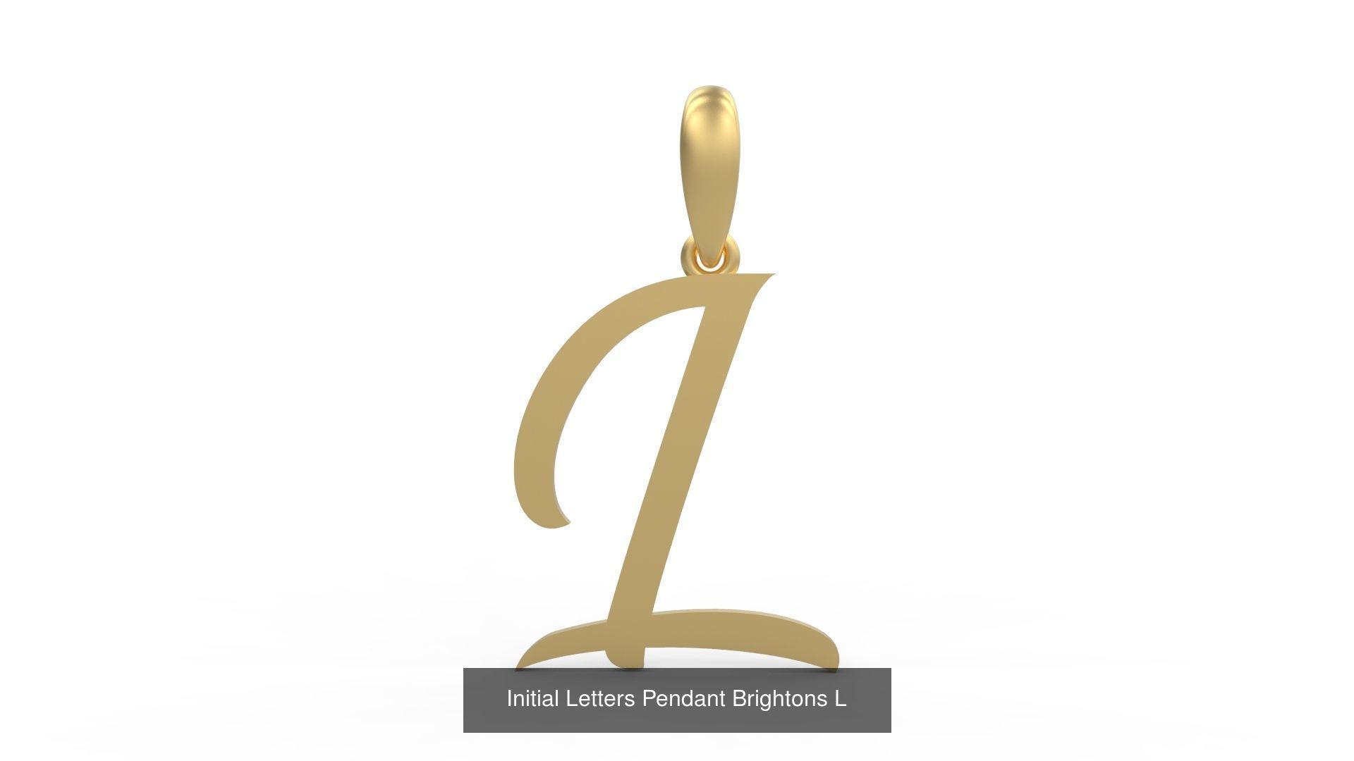 Initial Letters Pendant Alphabets Brightons 3D Model Collection_14
