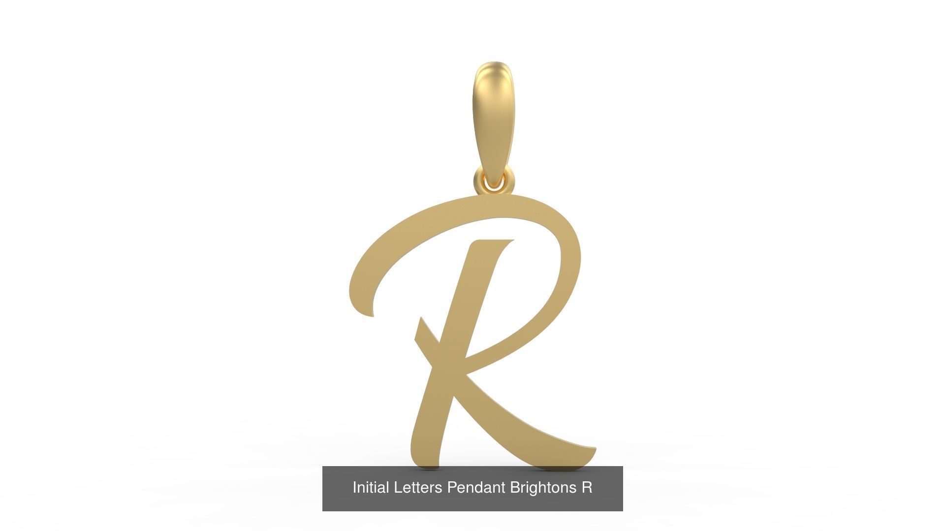 Initial Letters Pendant Alphabets Brightons 3D Model Collection_20