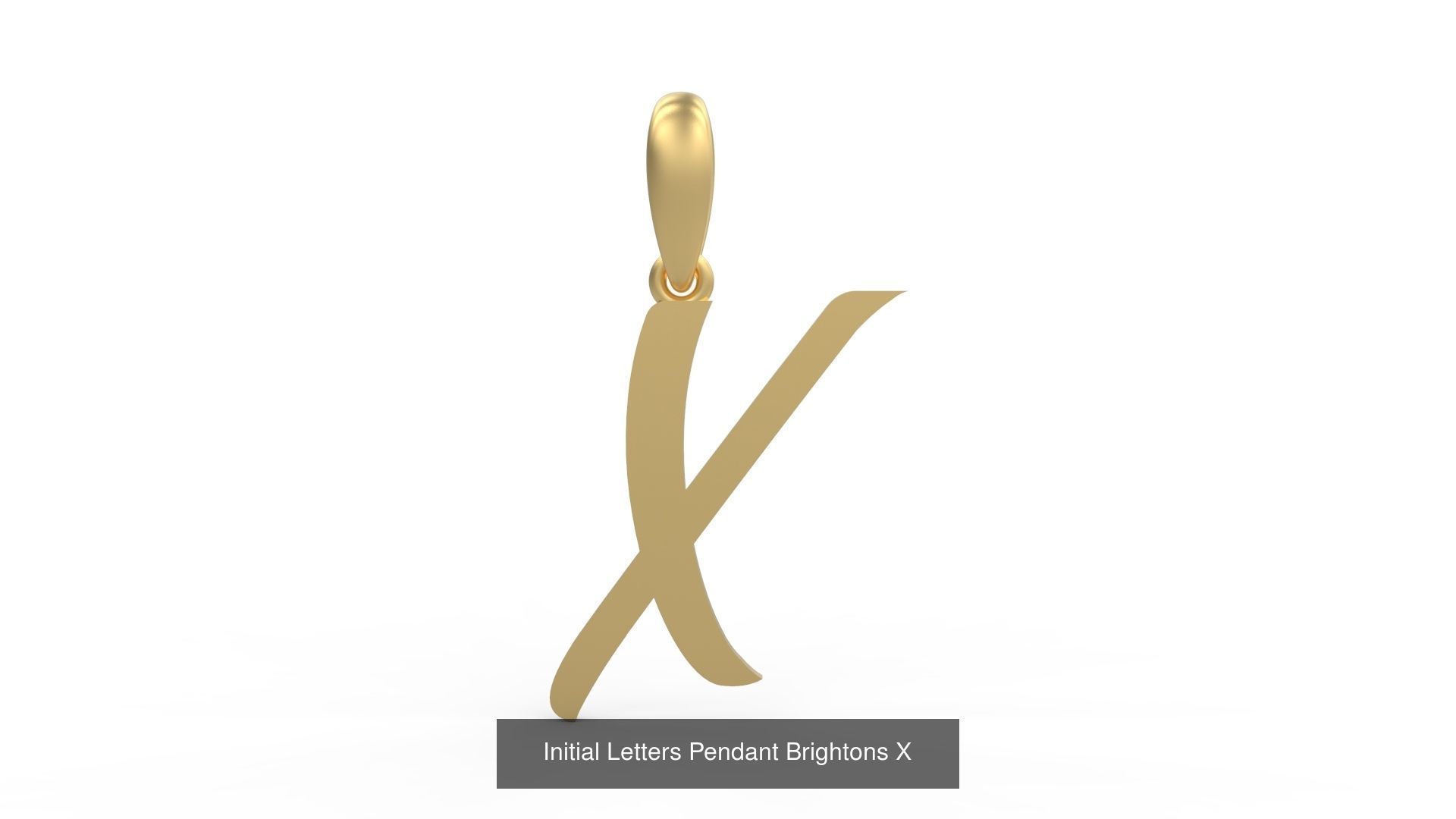 Initial Letters Pendant Alphabets Brightons 3D Model Collection_26