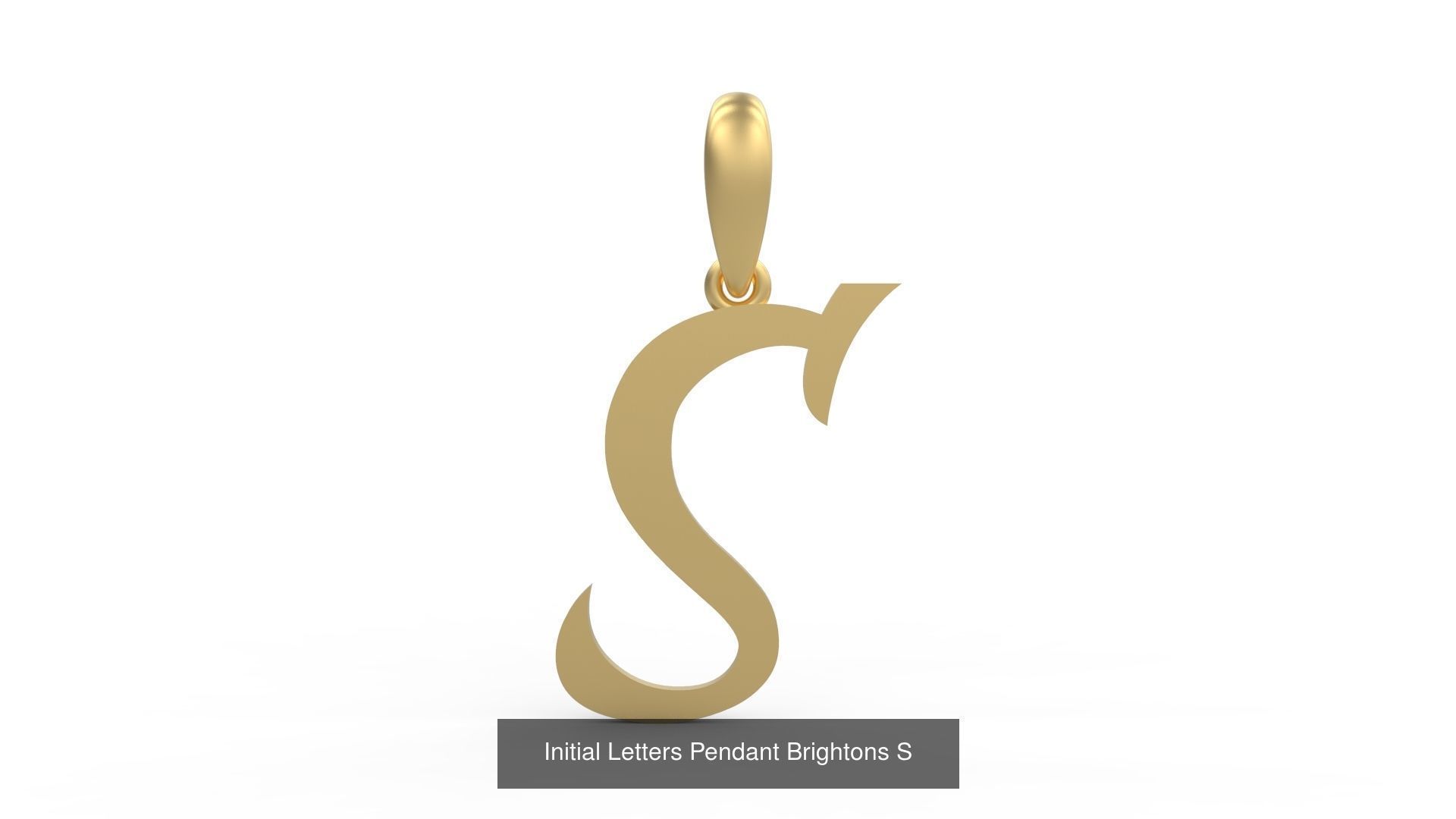 Initial Letters Pendant Alphabets Brightons 3D Model Collection_21