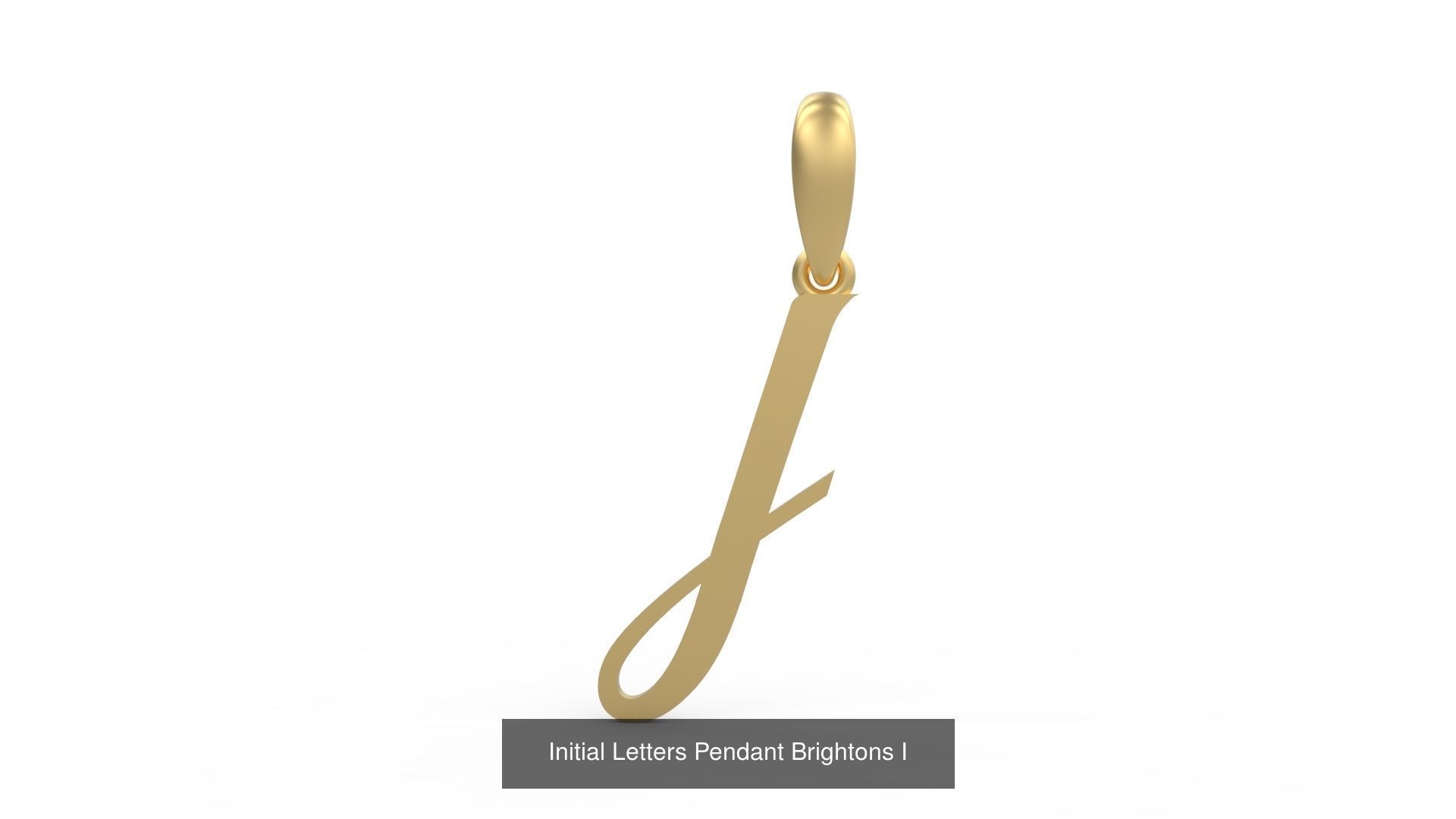Initial Letters Pendant Alphabets Brightons 3D Model Collection_11
