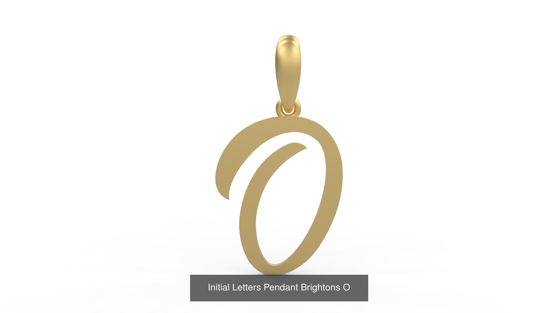 Initial Letters Pendant Alphabets Brightons 3D Model Collection_17