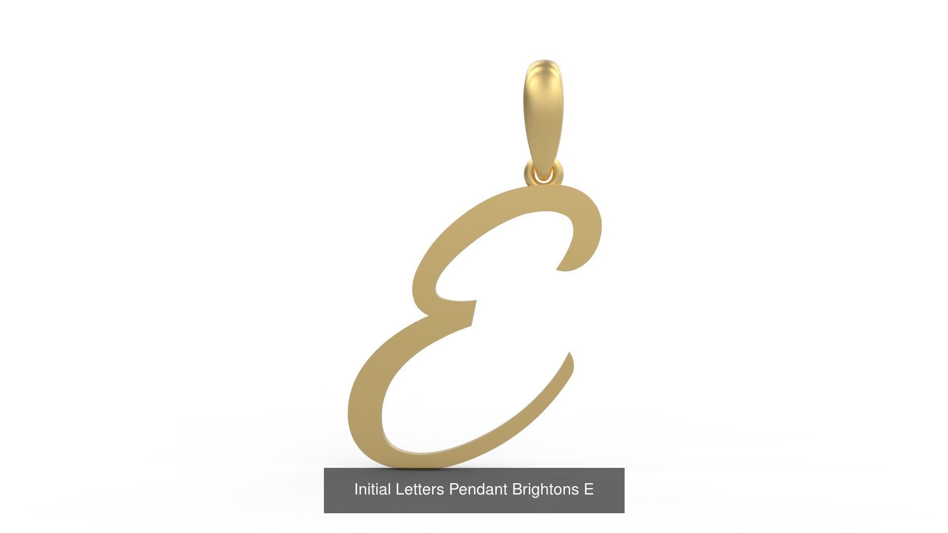 Initial Letters Pendant Alphabets Brightons 3D Model Collection_7