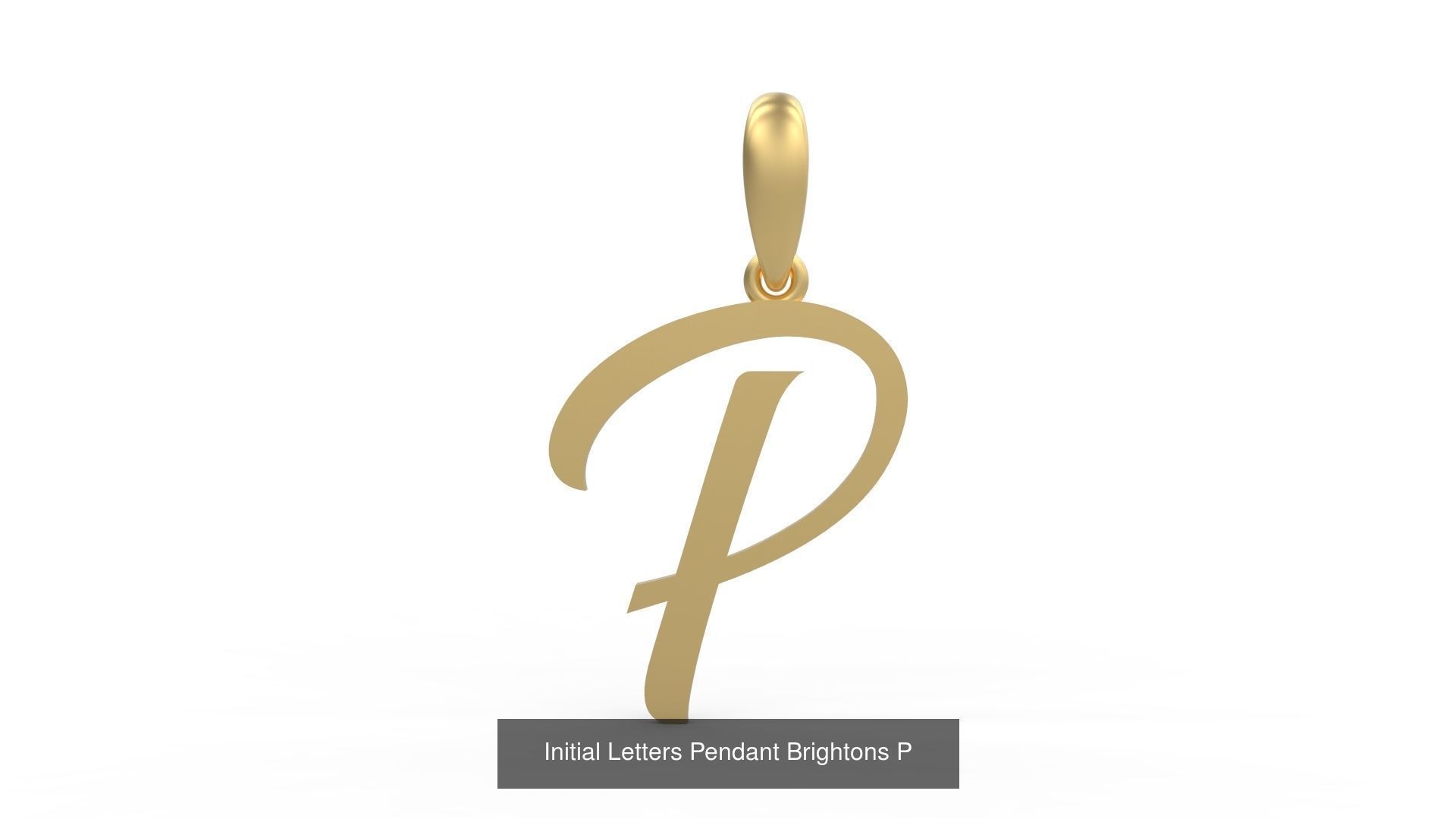 Initial Letters Pendant Alphabets Brightons 3D Model Collection_18