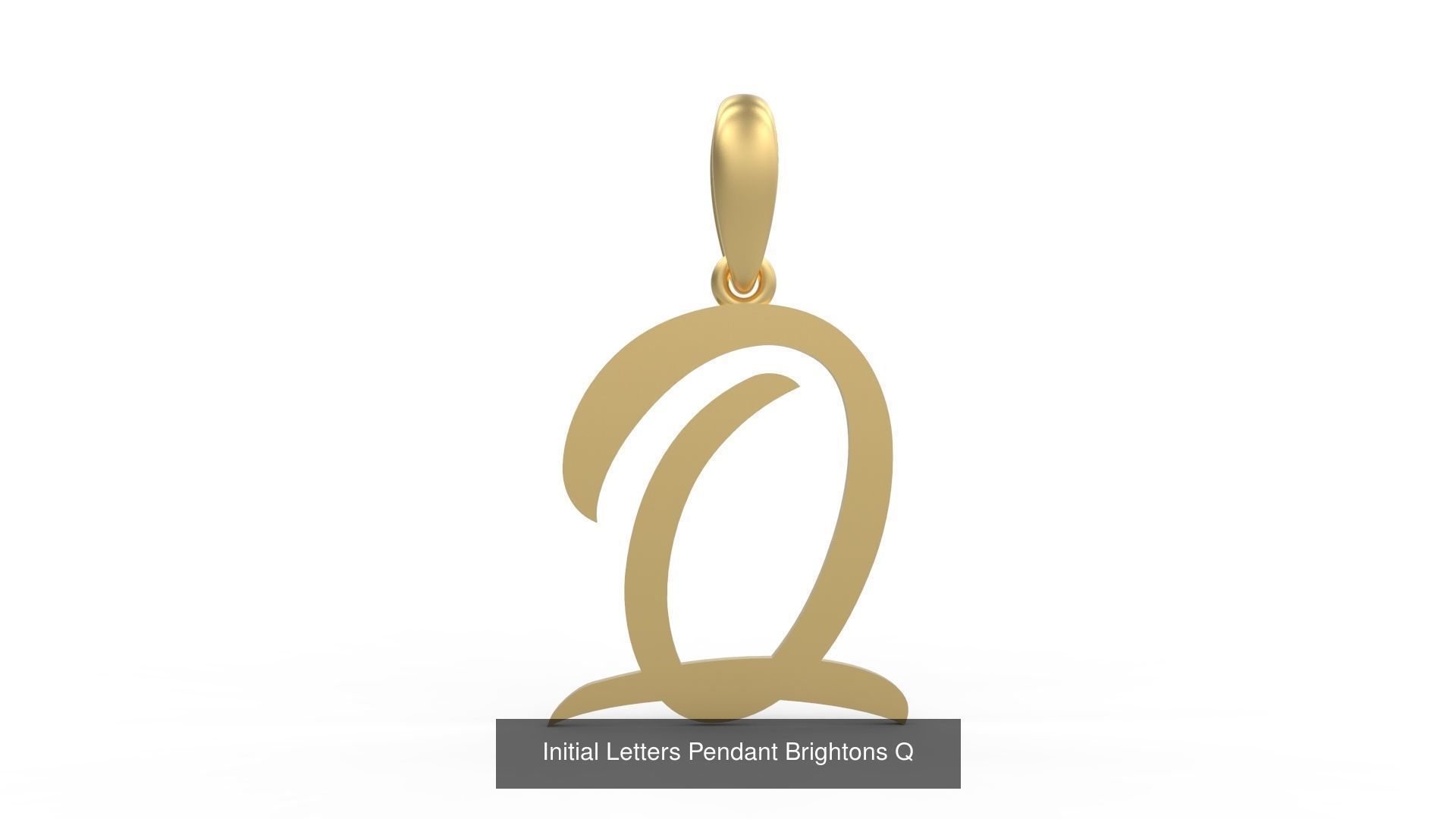 Initial Letters Pendant Alphabets Brightons 3D Model Collection_19
