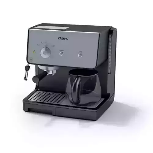 Dual Coffee Espresso Machine 3D model