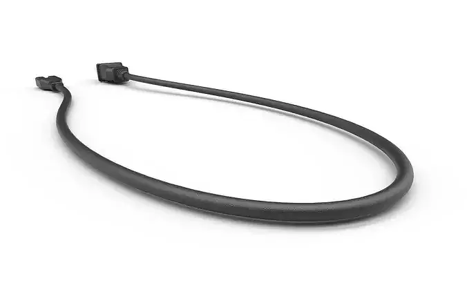 Power Cord M1 Low-poly 3D model 7