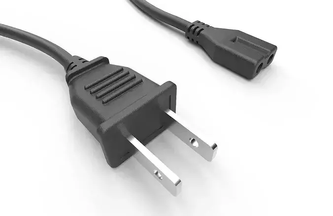 Power Cord M1 Low-poly 3D model 2
