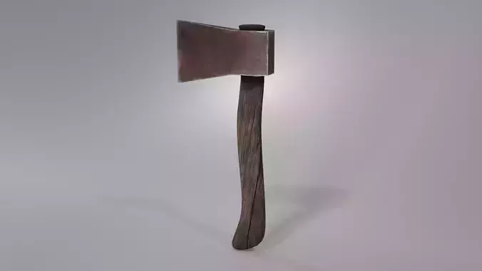 Rusty Axe Lowpoly