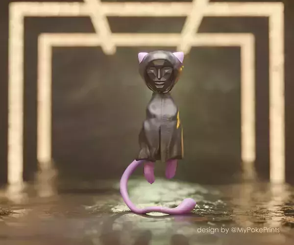 Squid Game Mew Frontman Pokemon 3D print model