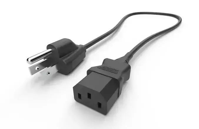 Power Cord M2 Low-poly 3D model