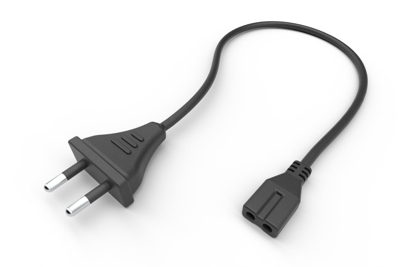 Power Cord M3 Low-poly 3D model_2