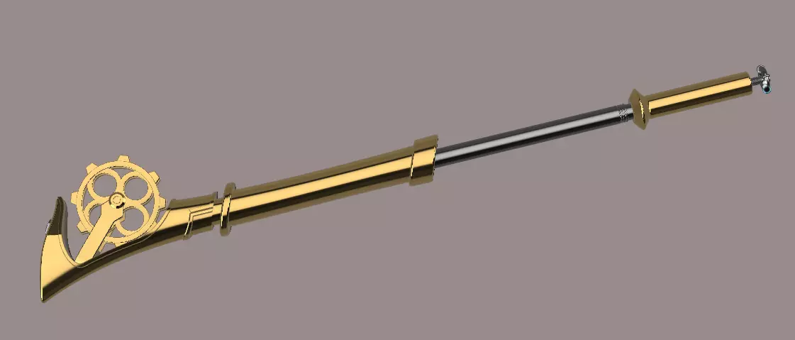 Arcane League of Legends - Ekko mace 3D print model_0