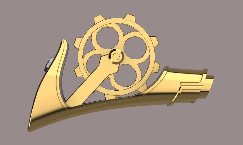 Arcane League of Legends - Ekko mace 3D print model_4