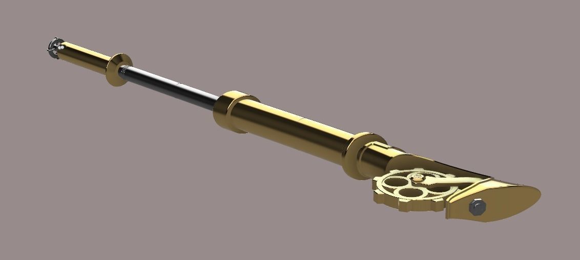 Arcane League of Legends - Ekko mace 3D print model_1